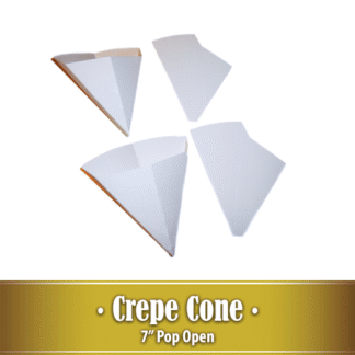 7" Pop Open Crepe Cone