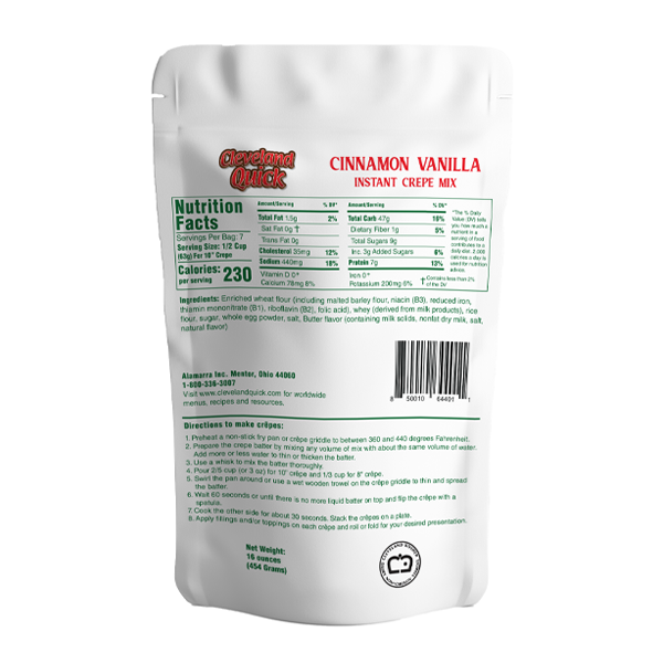 Cinnamon Vanilla Crepe Mix - Image 2