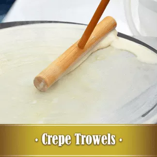 6" Hardwood Maple Crepe Trowels