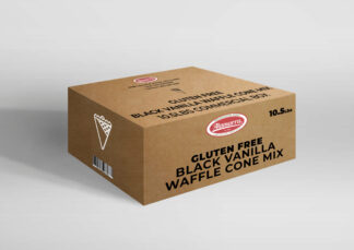 Gluten Free Black Vanilla Waffle Cone Mix