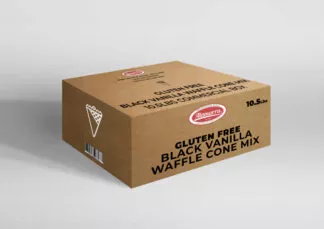 Gluten Free Black Vanilla Waffle Cone Mix
