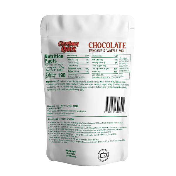 Chocolate Pancake and Waffle Mix - Image 2