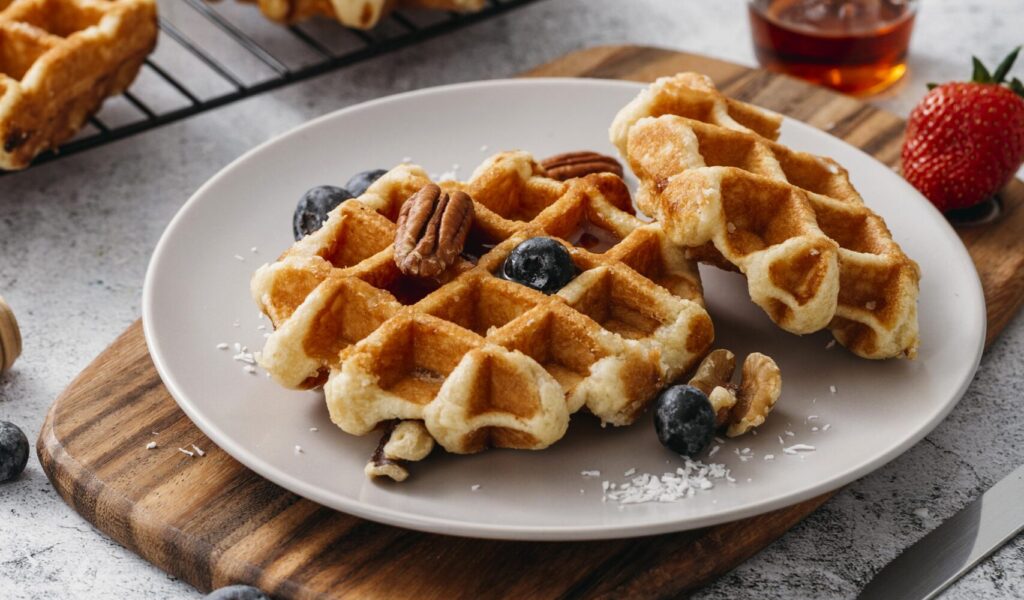 crispy waffles restaurant service rack airflow