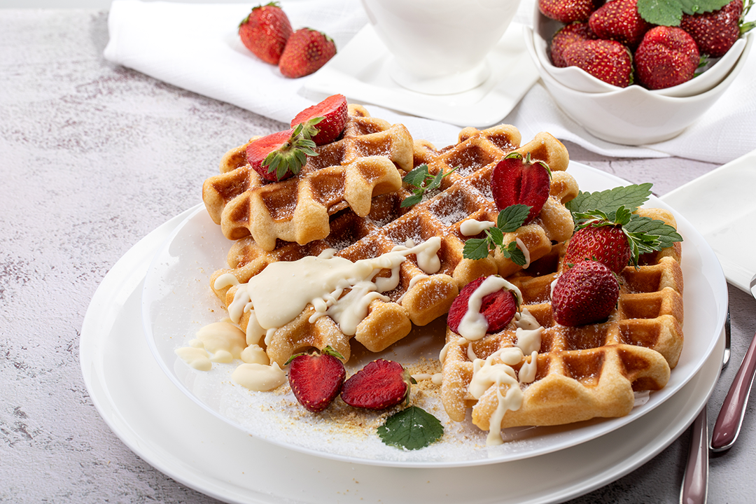 waffles from pancake mix crispy edges waffle iron