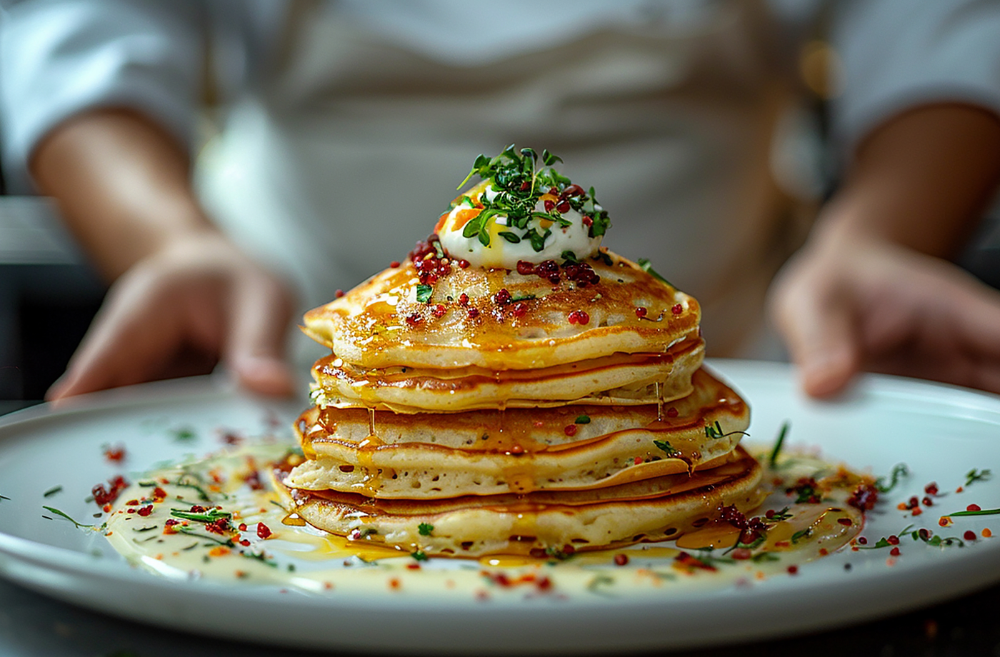 commercial pancake mix griddle cooking consistent batter