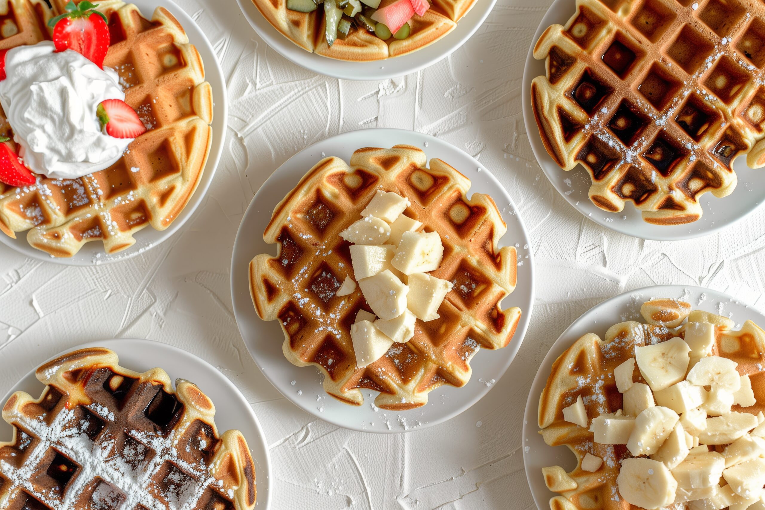 consistent waffles made with professional mix